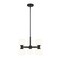 Z-Lite Artemis Chandelier, 6-Light, 18 In.W x 12.75 In.H, Matte Black/Matte Opal 494-6MB - alternate 5
